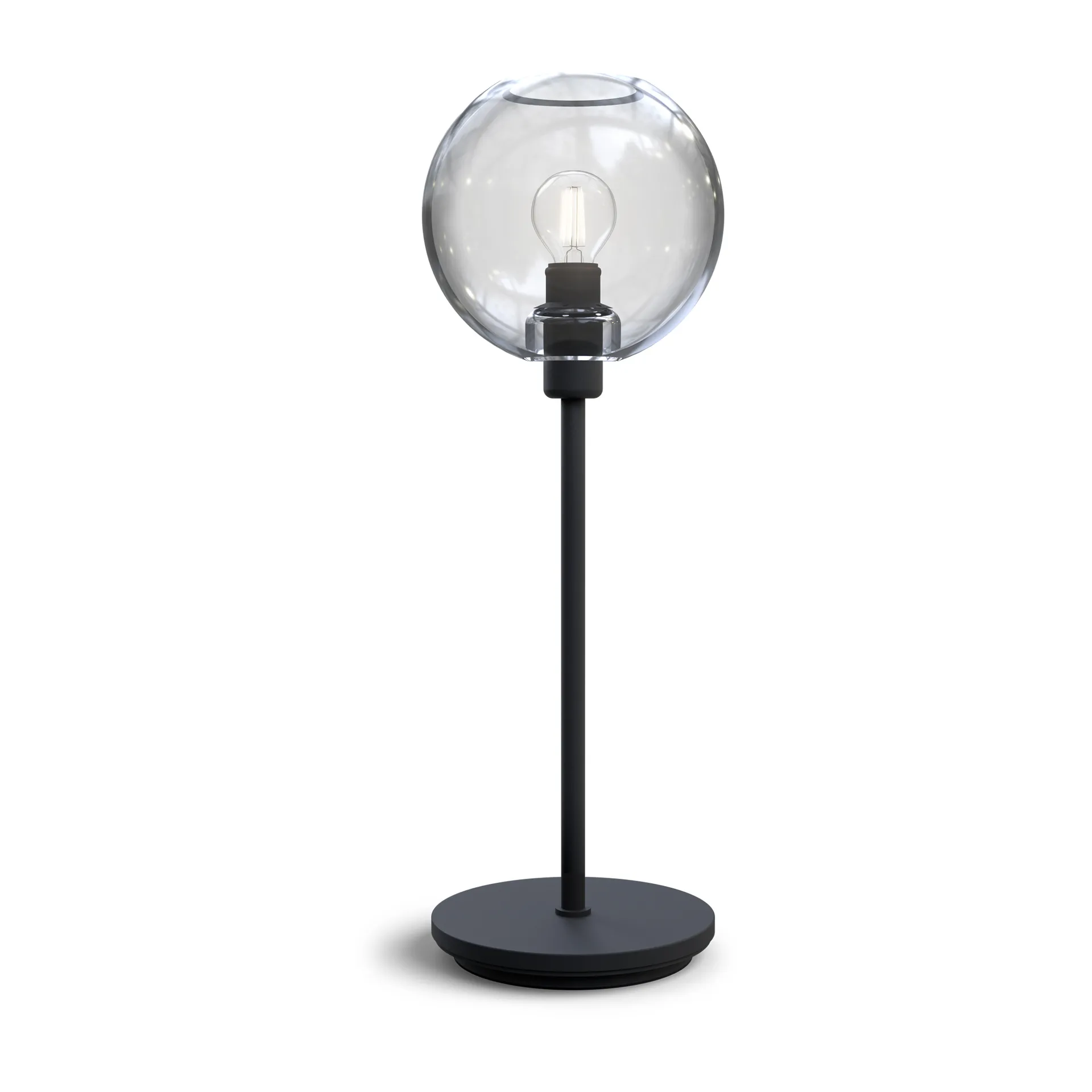 Gloria bordslampa 46 cm, Svart-klar Belid