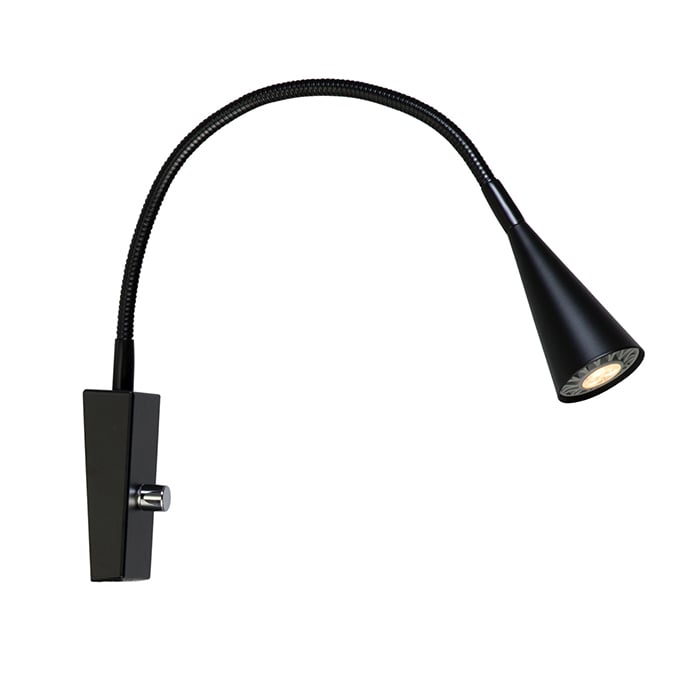 Belid Ledro vägglampa Mattsvart | Skandinavisk Design | Vägglampor | Svart