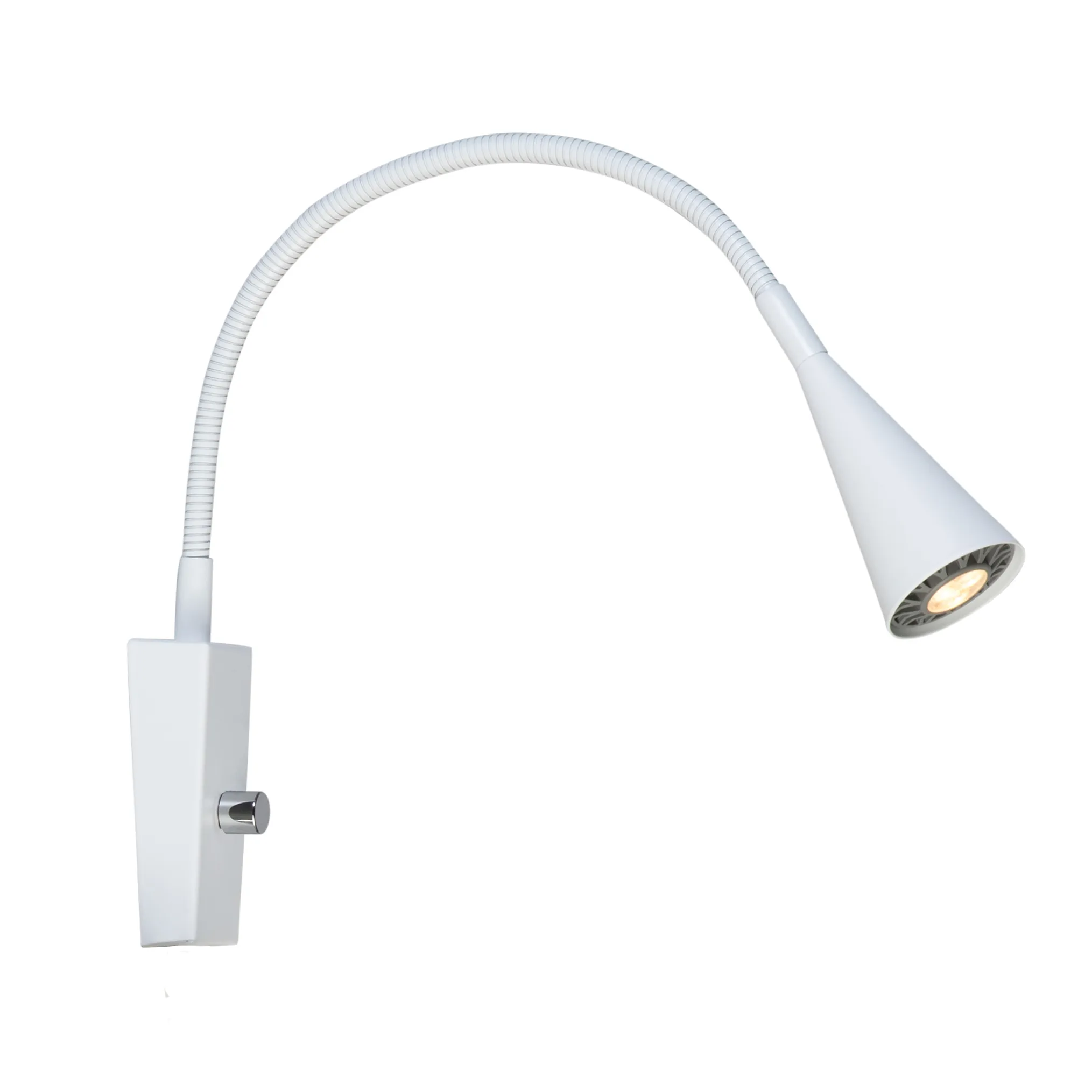 Ledro vägglampa, Mattvit