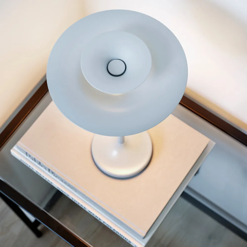 Picasso bordslampa 34,8 cm, Isblå Belid