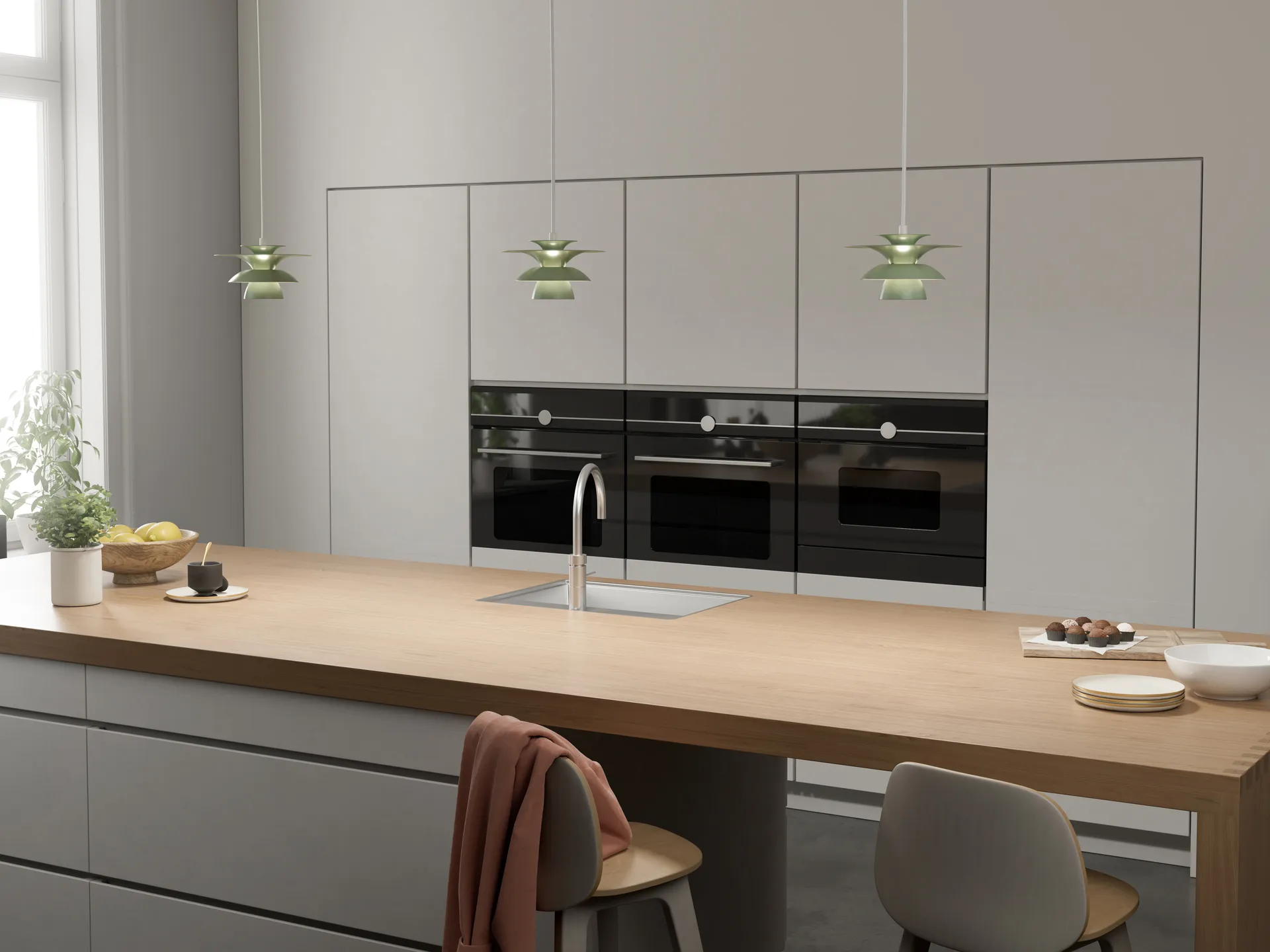 Picasso pendel Ø18 cm, Soft salvia Belid