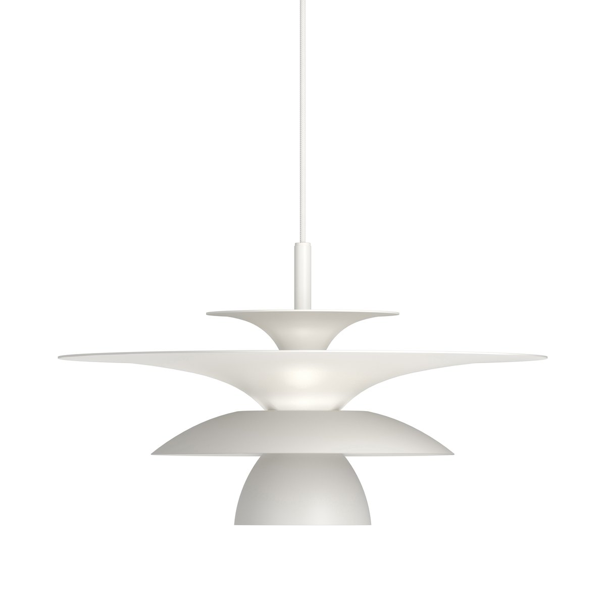 Belid Picasso pendel 38 cm Mattvit | Skandinavisk Design | Taklampor & Pendlar | Vit
