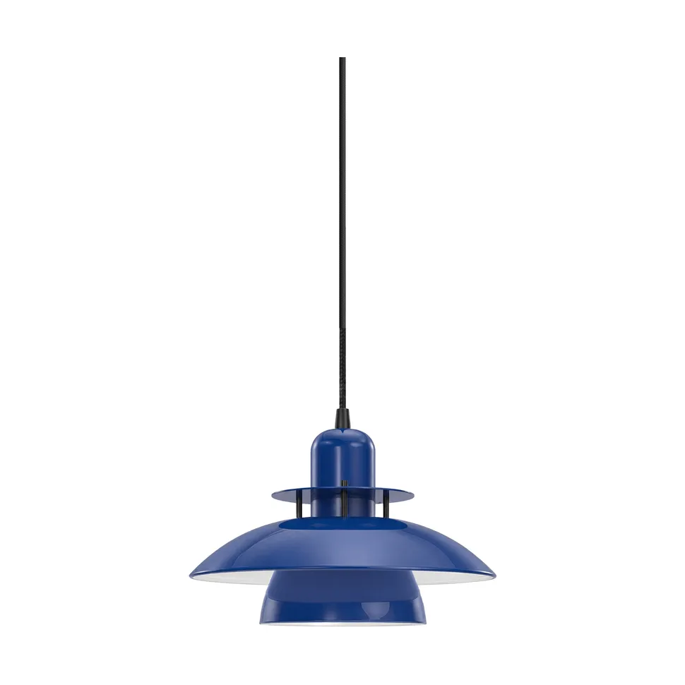 Primus IV pendel Ø28 cm, Djup blå-mattsvart Belid