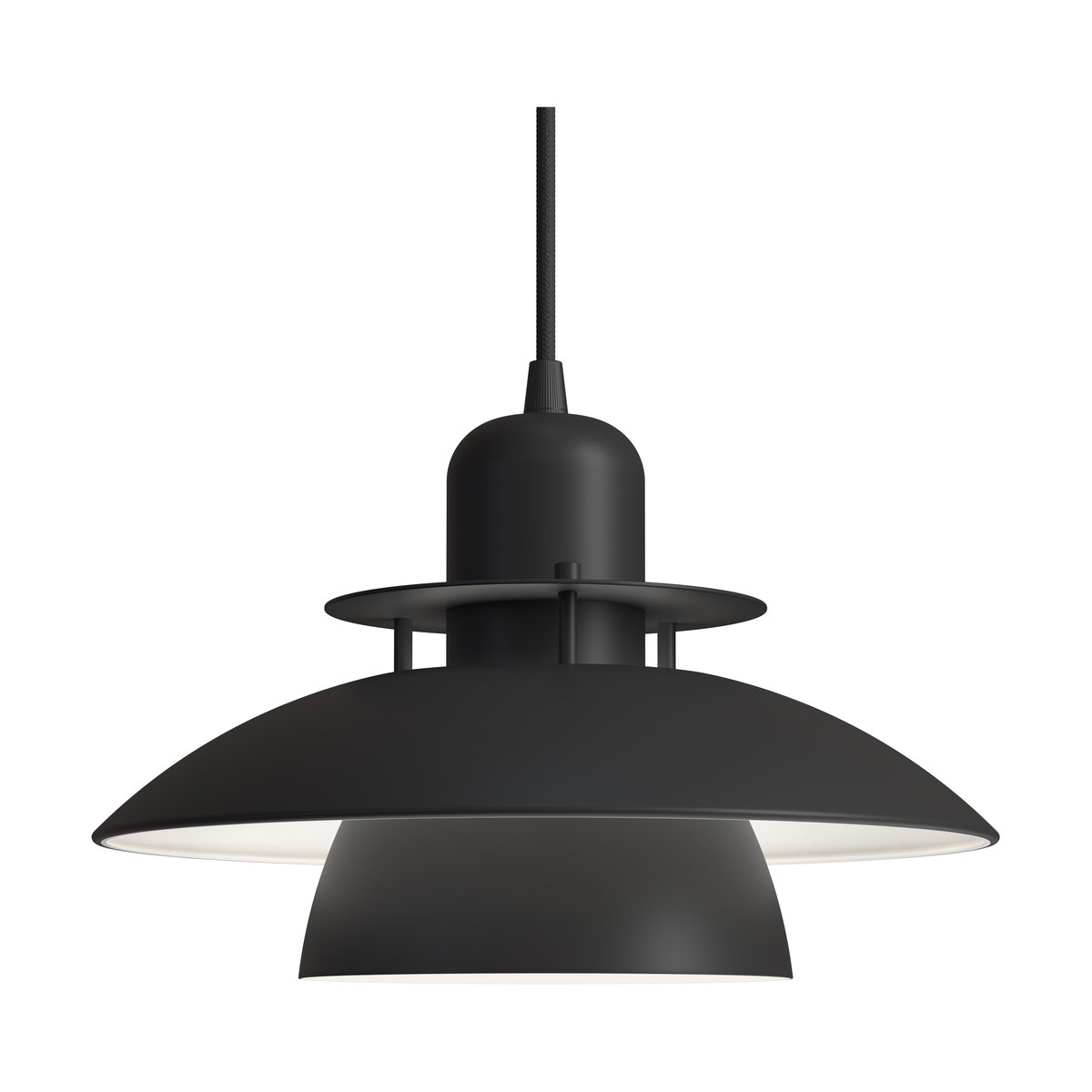 Belid Primus IV pendel 28 cm Mattsvart | Skandinavisk Design | Taklampor & Pendlar | Svart