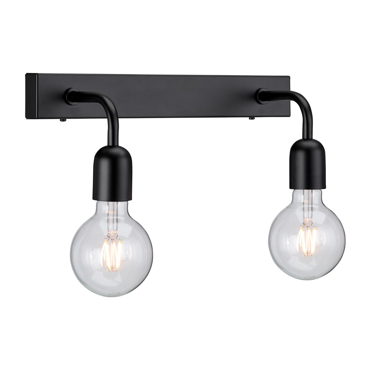 Belid Regal 2 vägglampa 13,5 cm Mattsvart | Skandinavisk Design | Vägglampor | Svart