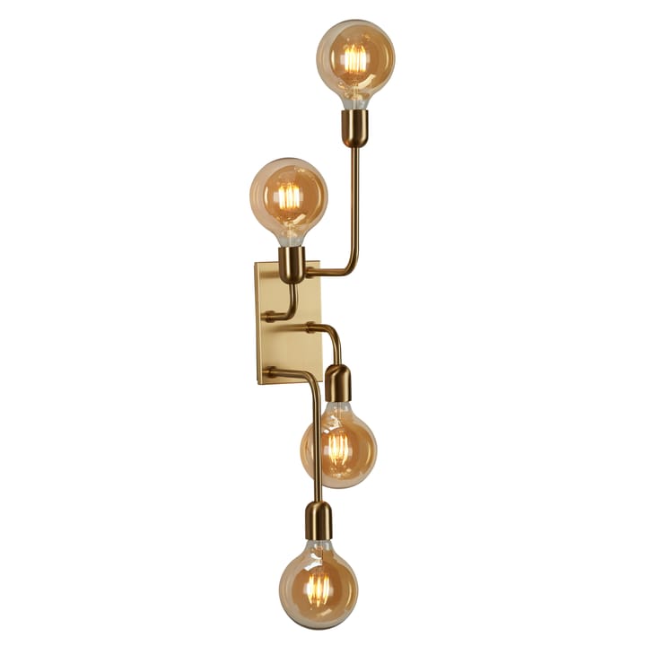 Regal XL vägglampa stickkontakt, Mässing Belid