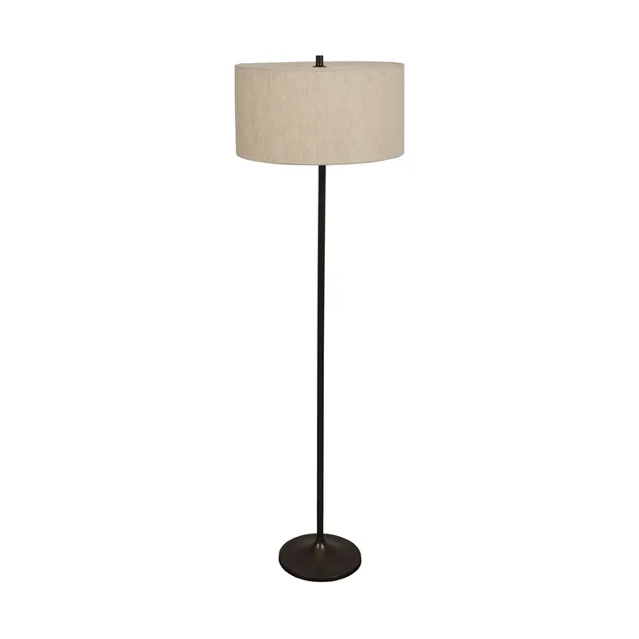 Soft golvlampa - Linne natur-metallic bronze, Ø44x149,5 cm - Belid