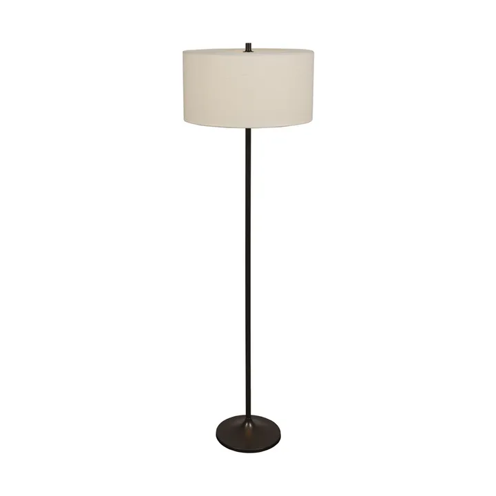 Soft golvlampa - Linne vit-metallic bronze, Ø44x149,5 cm - Belid