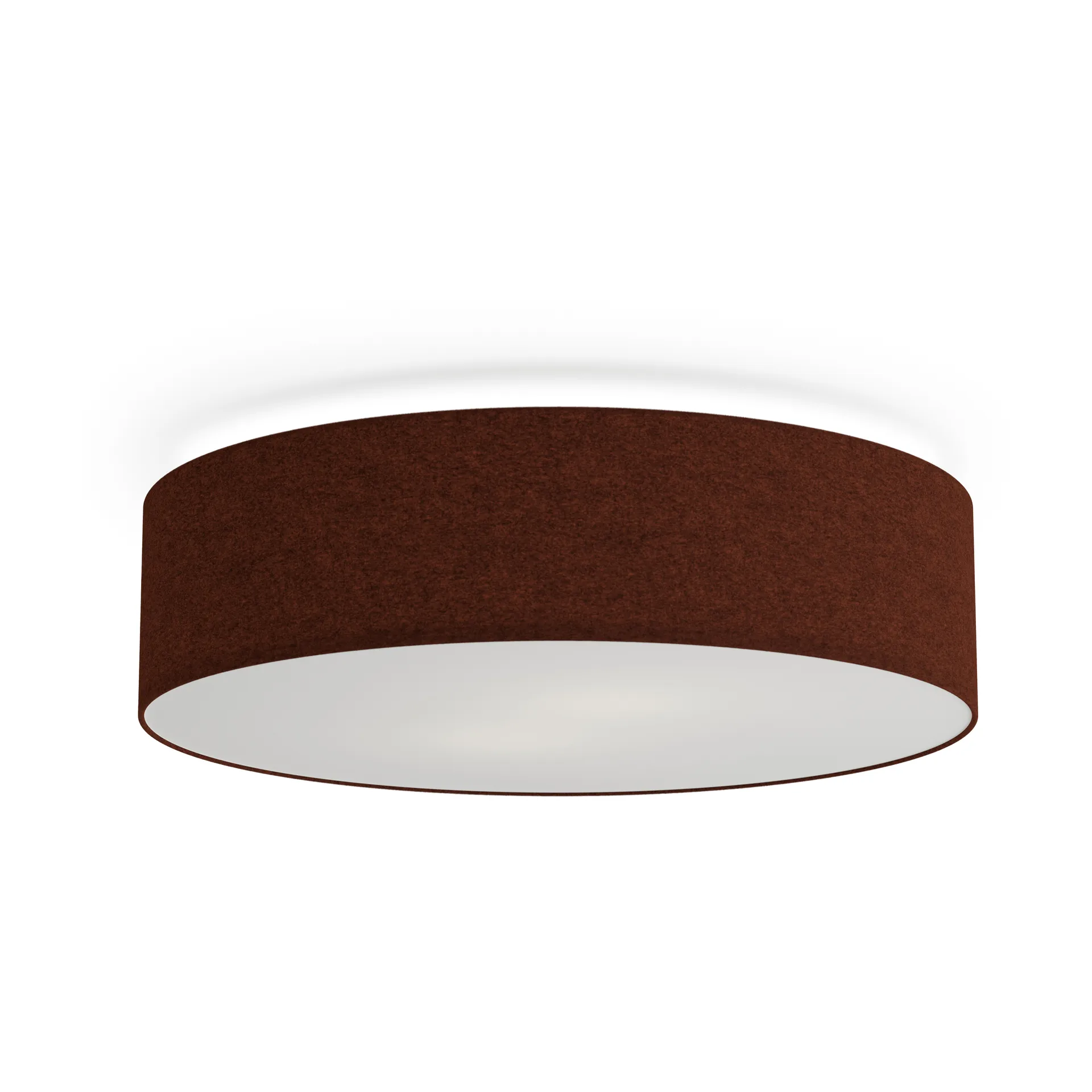 Soft plafond Ø44 cm, Roströd ull Belid