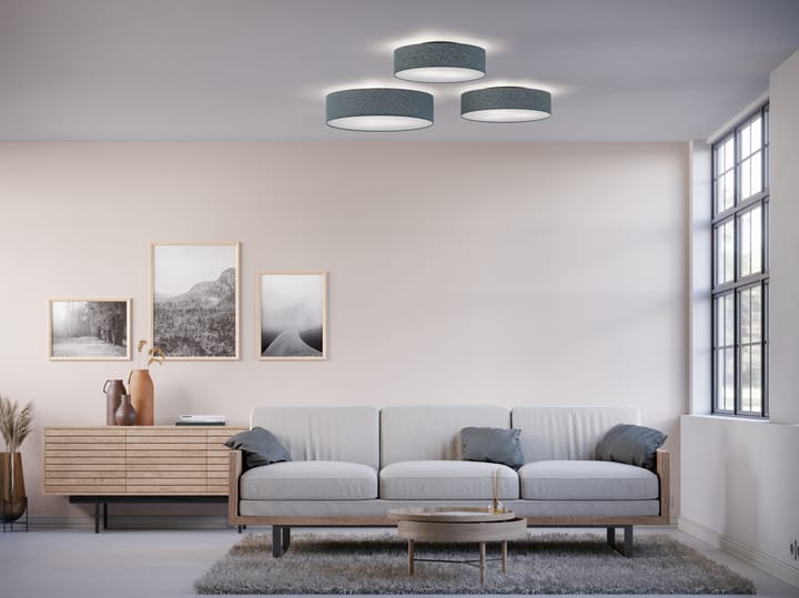 Soft plafond Ø60 cm - Blå ull - Belid