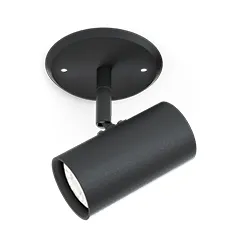 Tyson enkelspot 12,4 cm, Svart Belid