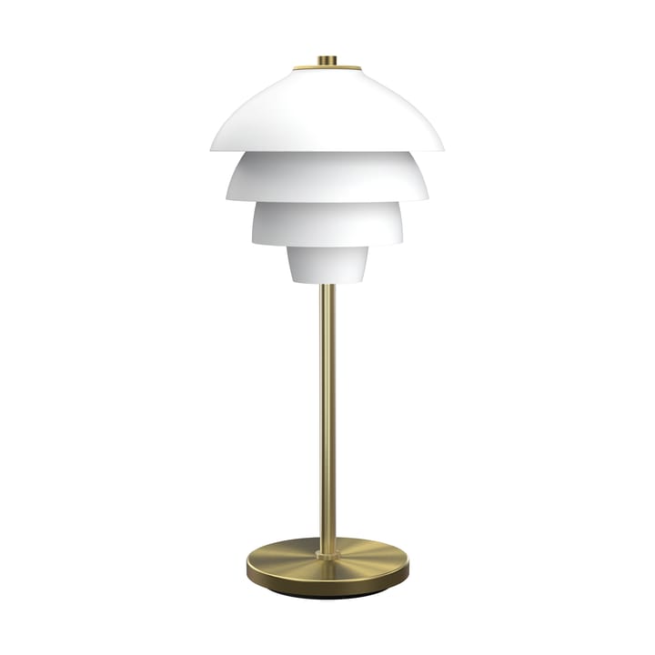 Valencia bordslampa 41 cm - Mattvit-mässing - Belid