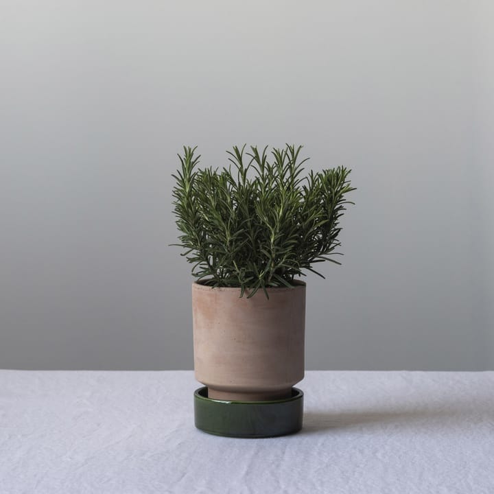 Hoff kruka, Ø14 cm, Raw Rosa-Emerald Green Bergs Potter
