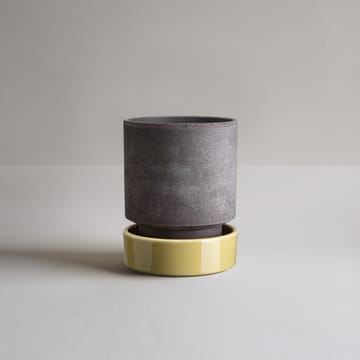 Hoff kruka - Ø16 cm, Raw Grey-Pale Yellow - Bergs Potter