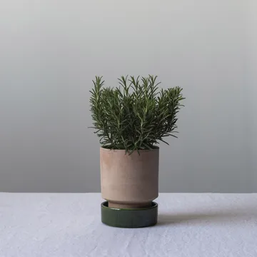 Hoff kruka - Ø18 cm, Raw Rosa-Emerald Green (rosa-grön) - Bergs Potter