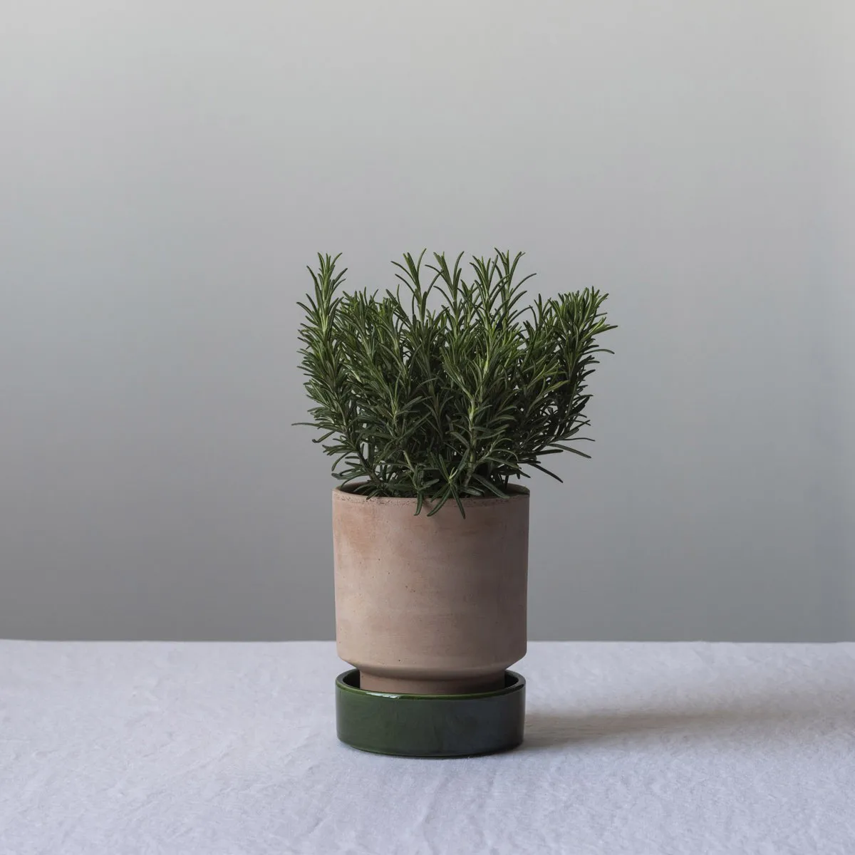 Hoff kruka, Ø18 cm, Raw Rosa-Emerald Green Bergs Potter