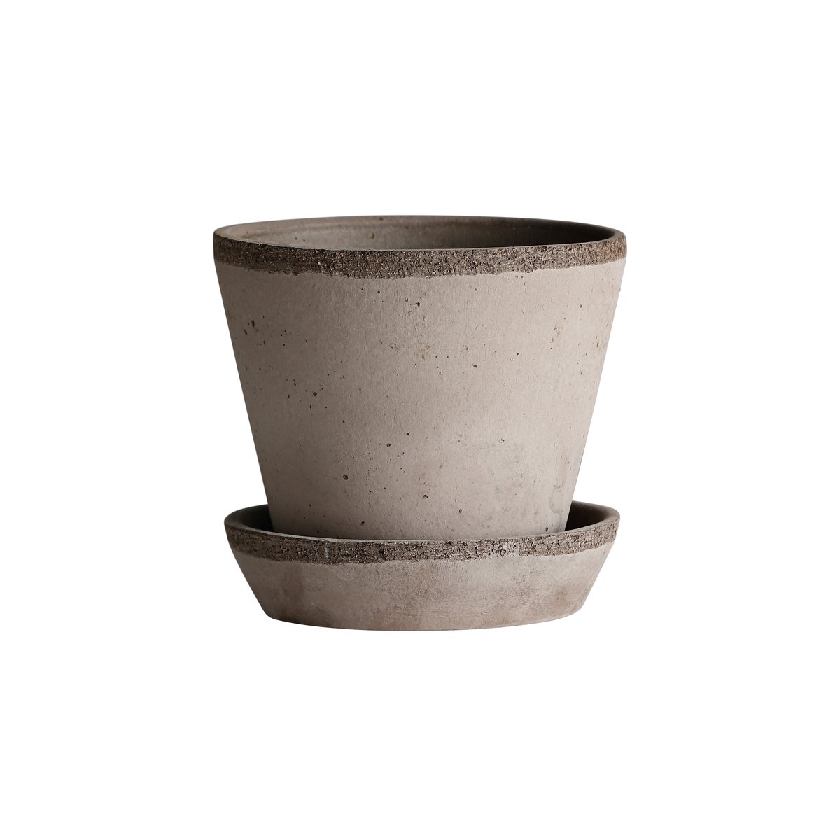 Bergs Potter Julie kruka 10 cm Grå | Skandinavisk Design | Krukor | Grå