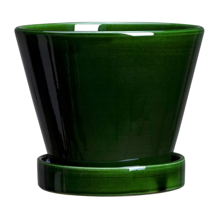 Julie kruka glaserad Ø21 cm - Green - Bergs Potter