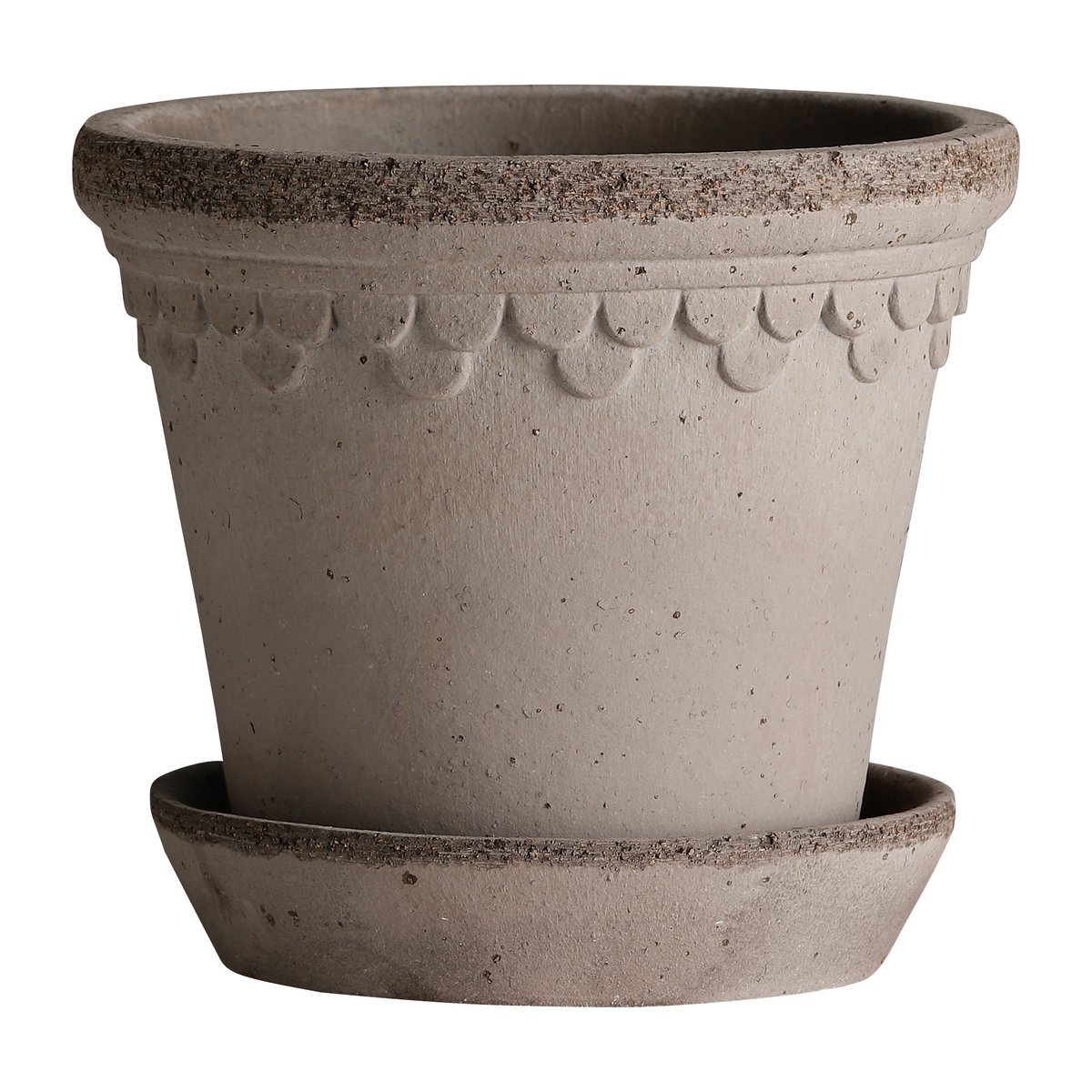 Bergs Potter Köpenhamn kruka 25 cm Grå | Skandinavisk Design | Krukor | Grå
