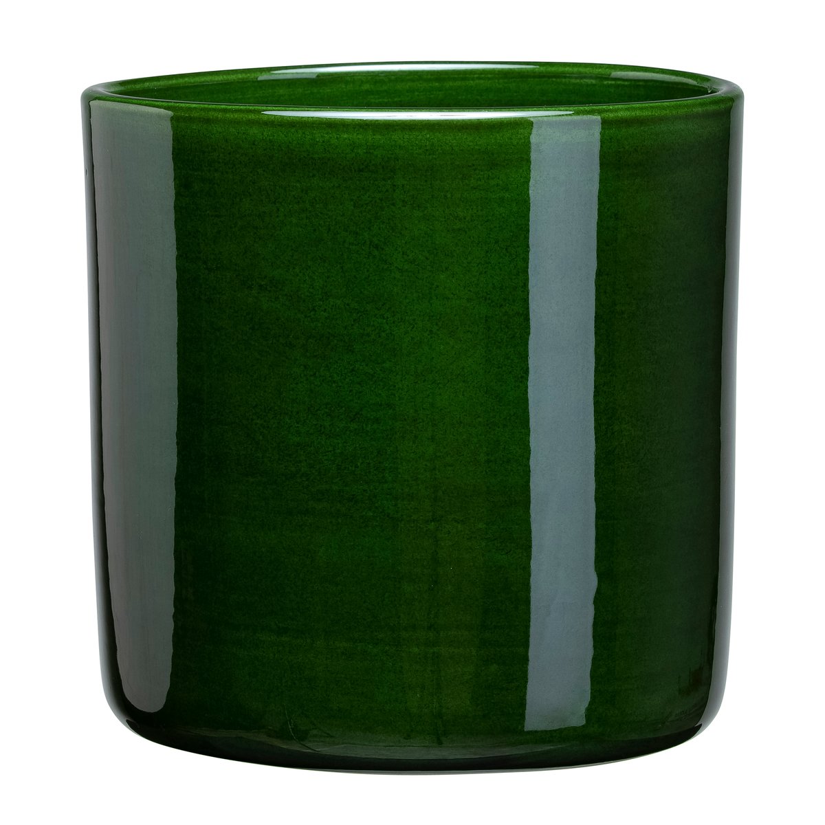 Bergs Potter Romeo kruka glaserad 13 cm Grön | Skandinavisk Design | Krukor | Grön