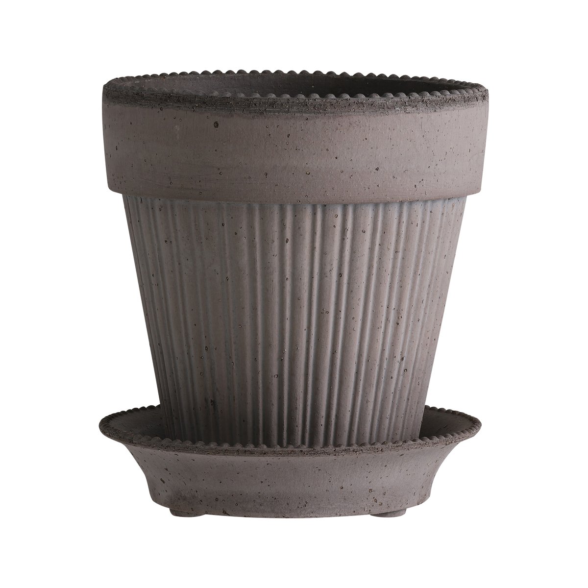 Bergs Potter Simona kruka 14 cm Grå | Skandinavisk Design | Krukor | Grå