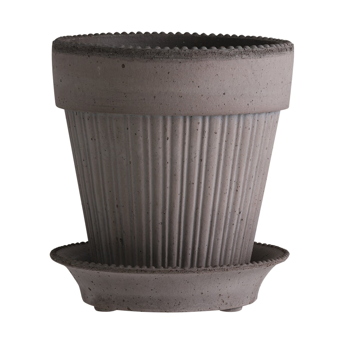 Bergs Potter Simona kruka 16 cm Grå | Skandinavisk Design | Krukor | Grå
