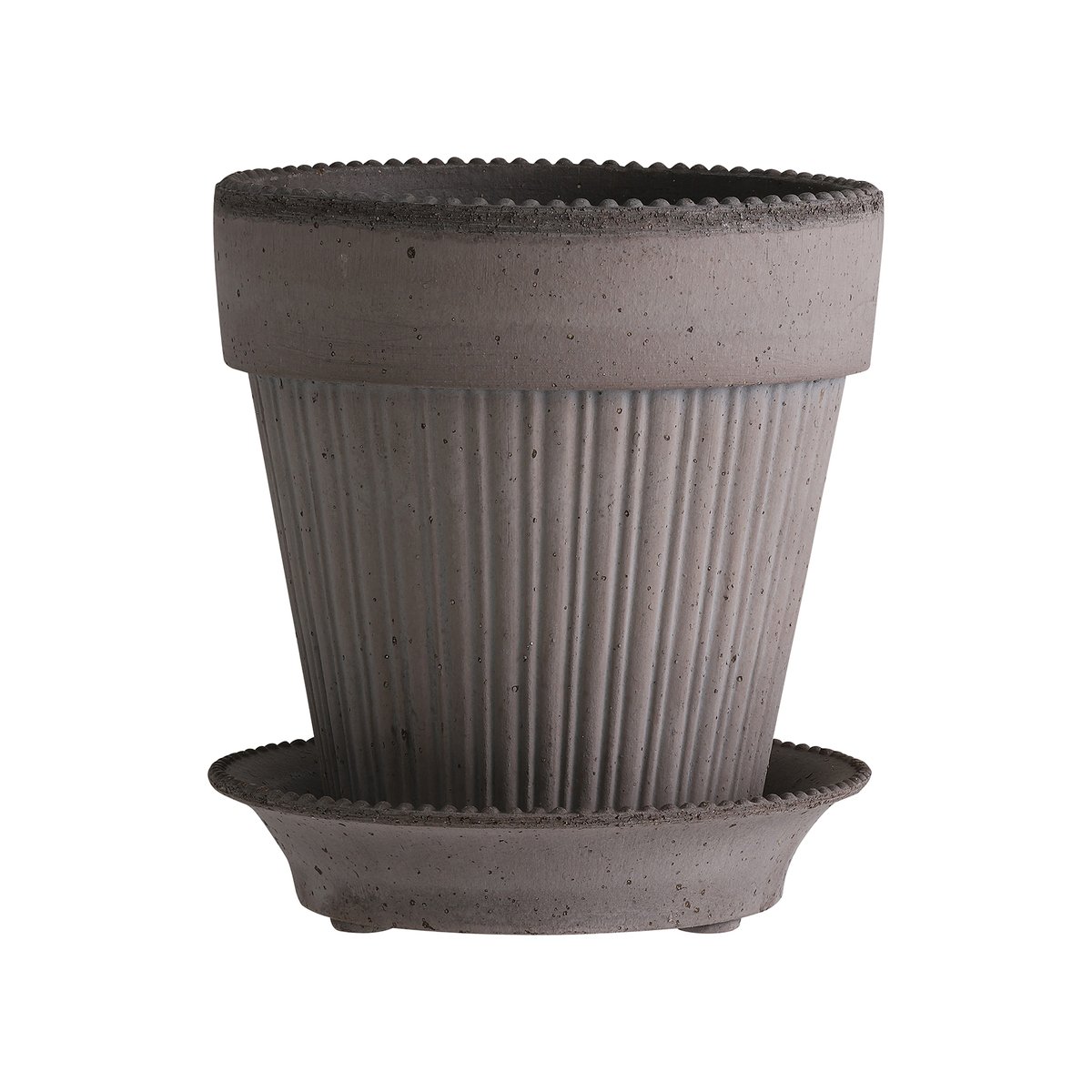 Bergs Potter Simona kruka 18 cm Grå | Skandinavisk Design | Krukor | Grå