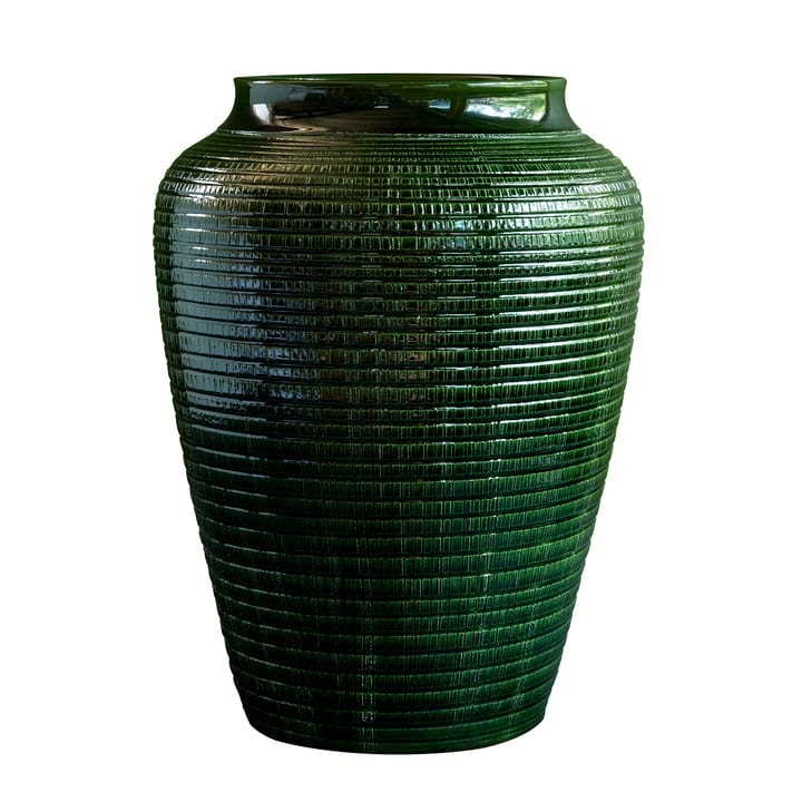 Willow vas glaserad 35 cm - Green emerald - Bergs Potter