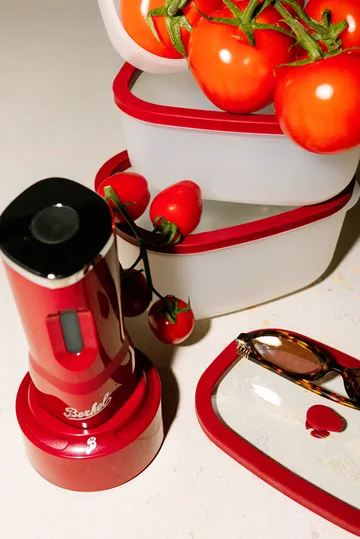 Berkel Icon mini vakuumpump set - Röd - Berkel