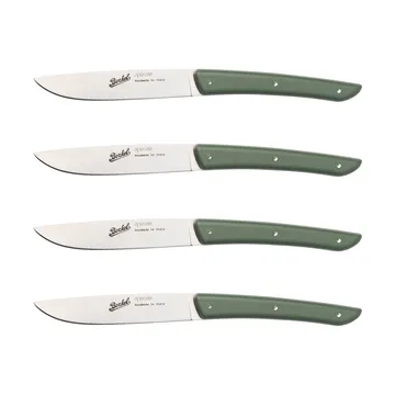 Color köttkniv 4-pack 11 cm - Olive Green - Berkel