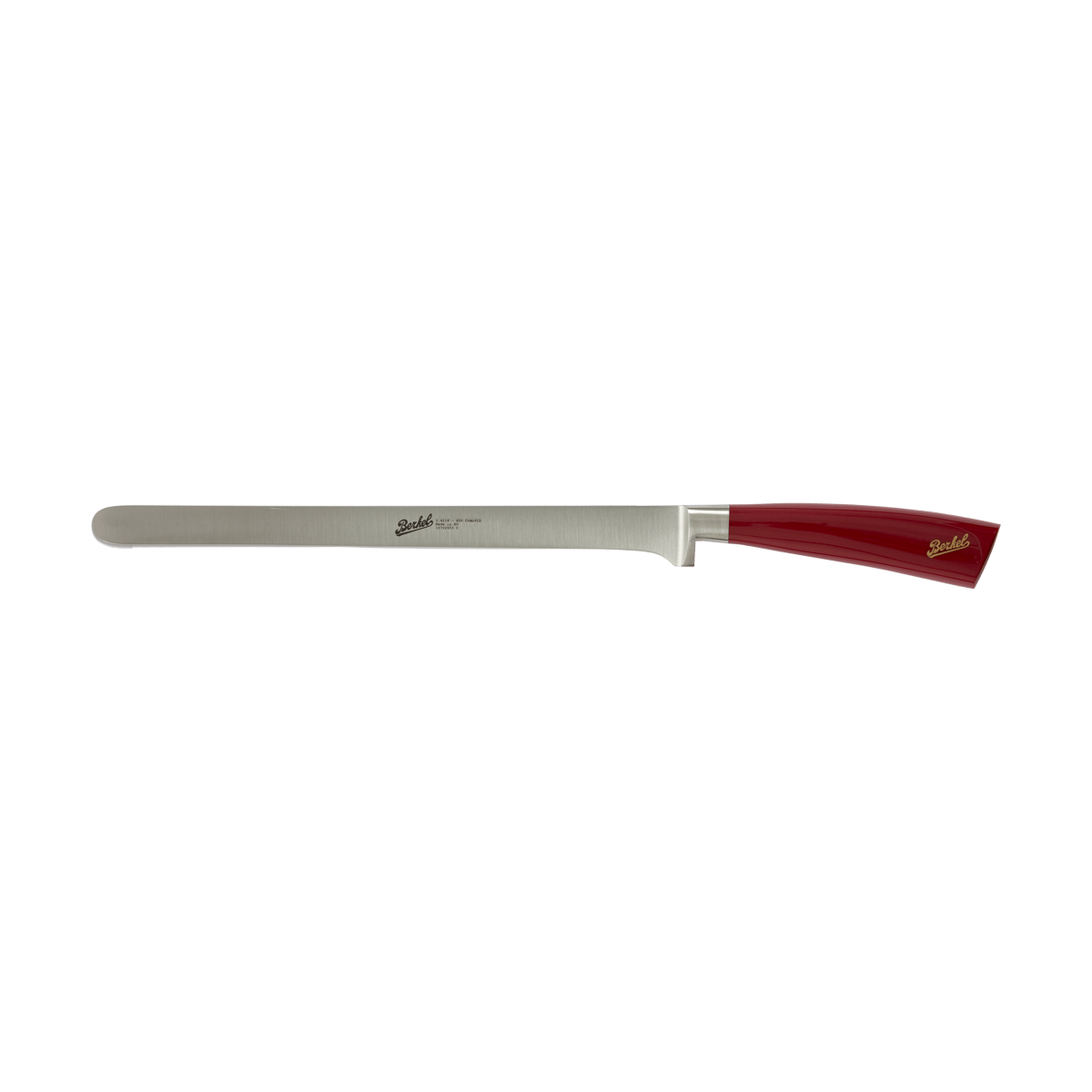 Berkel Elegance Red skinkkniv 26 cm | Skandinavisk Design | Grillbestick | Röd