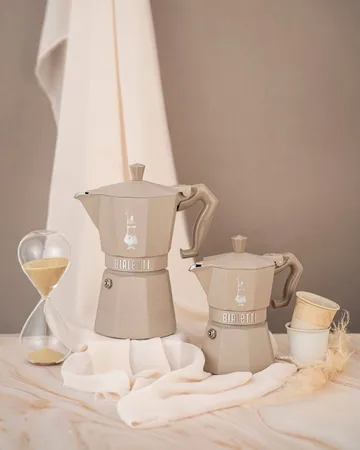 Bialetti exclusive mokabryggare induktion - Beige, 3 koppar - Bialetti
