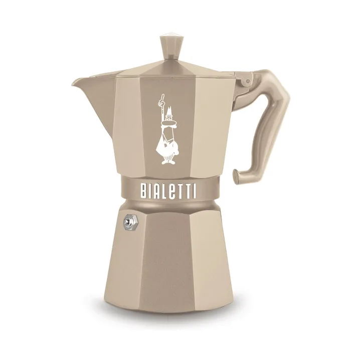 Bialetti exclusive mokabryggare induktion - Beige, 6 koppar - Bialetti