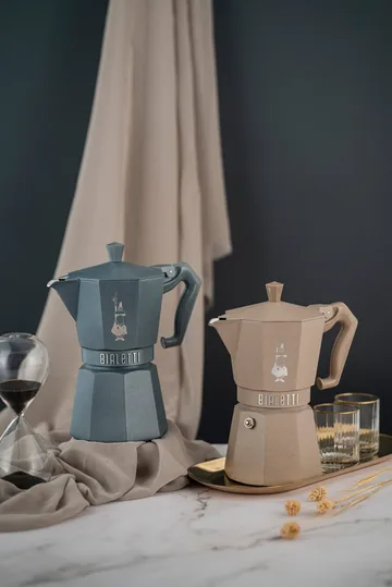 Bialetti exclusive mokabryggare induktion - Beige, 6 koppar - Bialetti