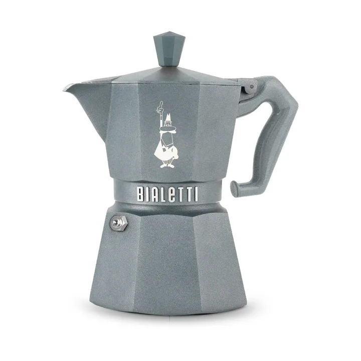 Bialetti exclusive mokabryggare induktion - Grå, 3 koppar - Bialetti