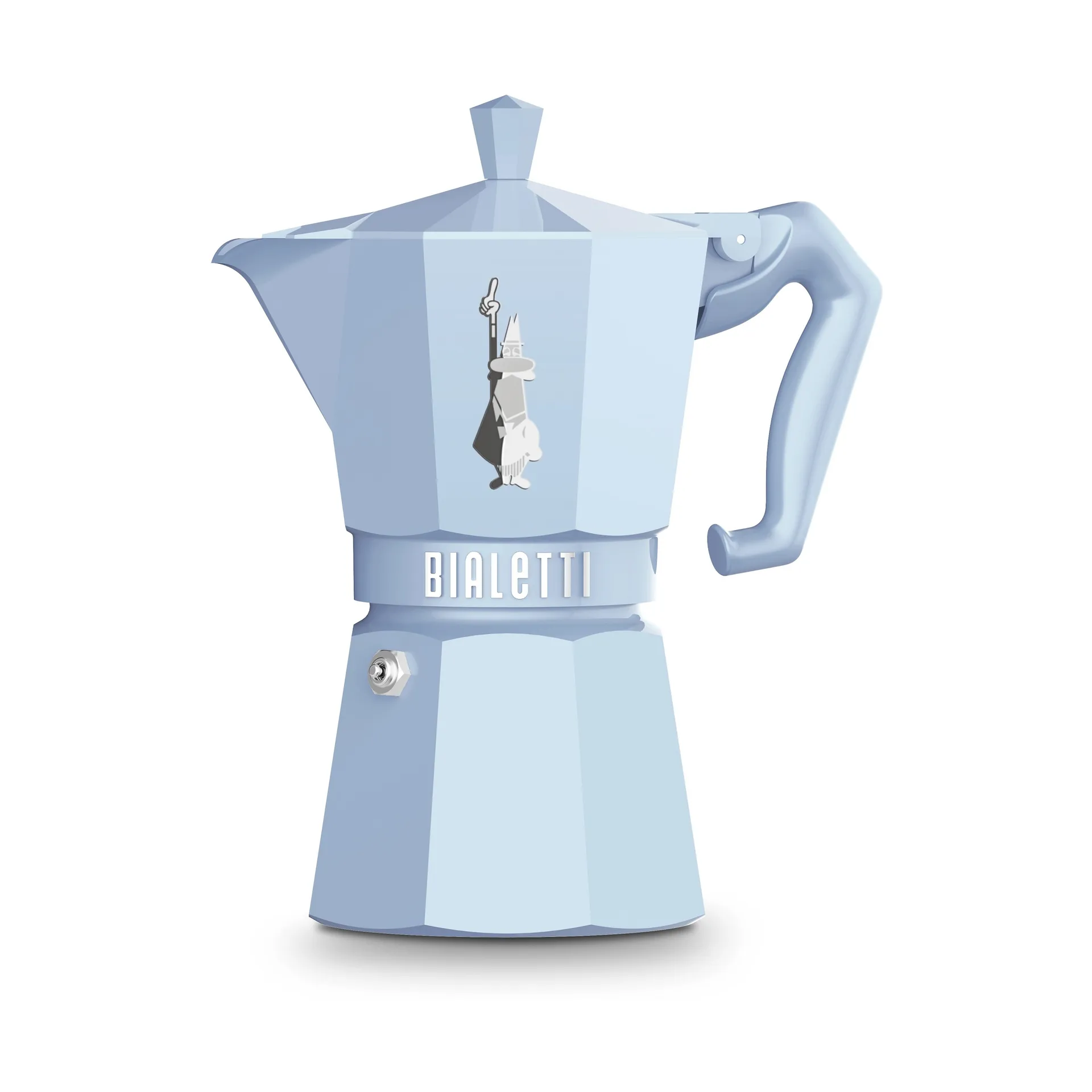 Bialetti exclusive mokabryggare, Ljusblå, 6 koppar Bialetti