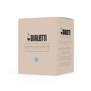 Bialetti exclusive mokabryggare - Ljusblå, 6 koppar - Bialetti