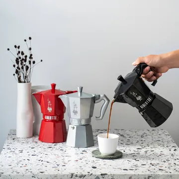 Bialetti exclusive mokabryggare - Svart, 3 koppar - Bialetti