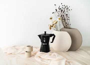 Bialetti exclusive mokabryggare - Svart, 6 koppar - Bialetti