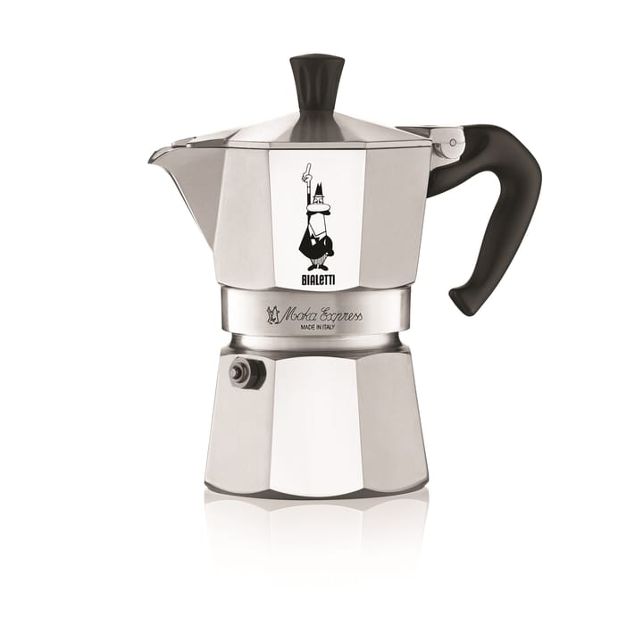 Bialetti Moka mokabryggare 3 koppar, Silver Bialetti
