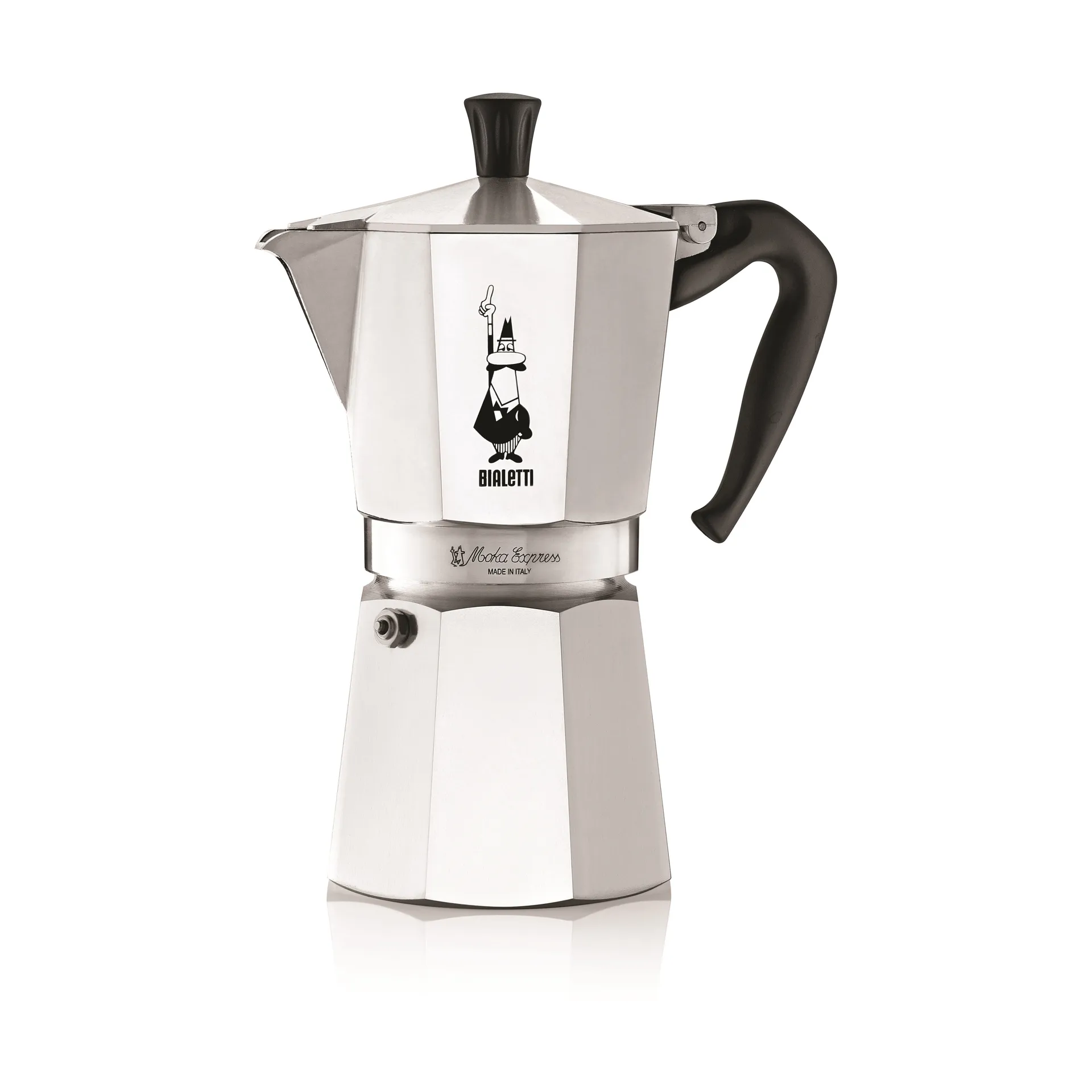 Bialetti Moka mokabryggare 9 koppar, Silver Bialetti