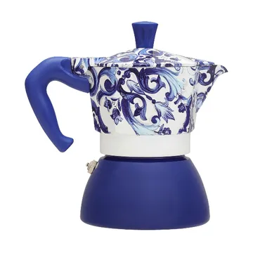 Bialetti x Dolce & Gabbana mokabryggare induktion - Mediterraneo, 4 koppar - Bialetti