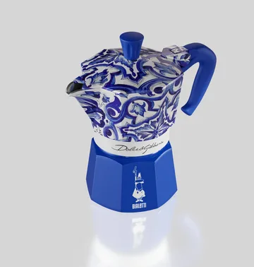 Bialetti x Dolce & Gabbana mokabryggare - Mediterraneo, 3 koppar - Bialetti