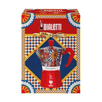 Bialetti x Dolce & Gabbana mokabryggare - Sicilian cart, 6 koppar - Bialetti