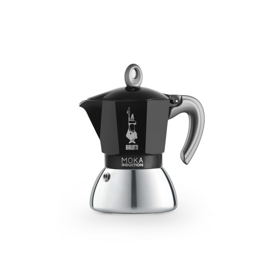 Bialetti Bryggare MokaInduction 4 koppar 15 cl | Skandinavisk Design | Övriga kaffebryggare | Svart