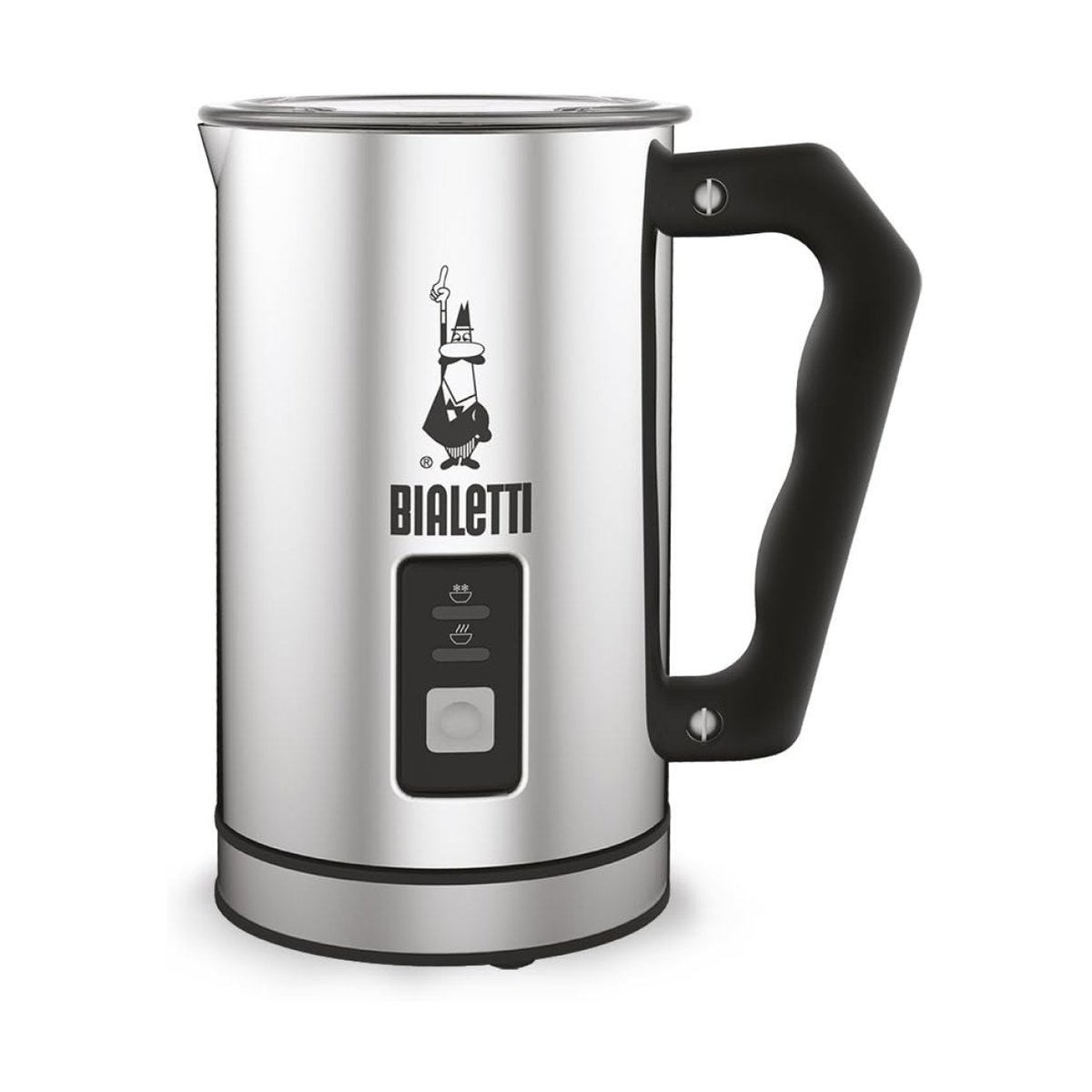 Bialetti Mjölkskummare Hot and Cold 24 cl | Skandinavisk Design | Mjölkskummare | Silverfärgad