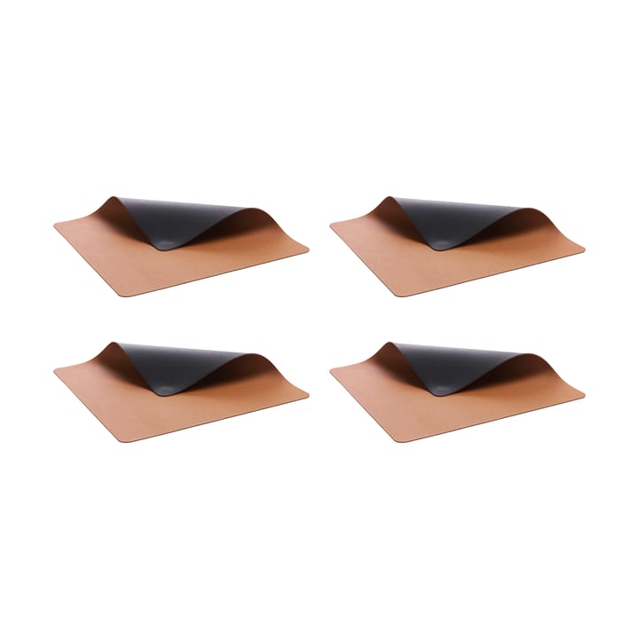 Bitz bordstablett 33x46 cm 4-pack, Svart-brun Bitz
