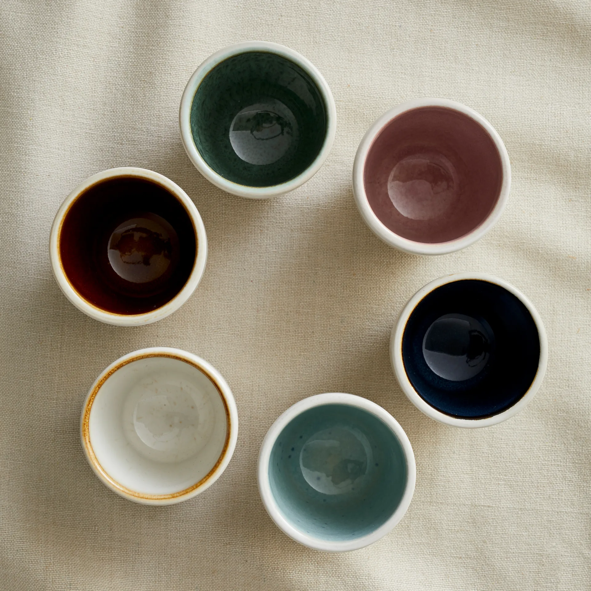 Bitz espressokopp 6-pack, Matt gräddvit Bitz