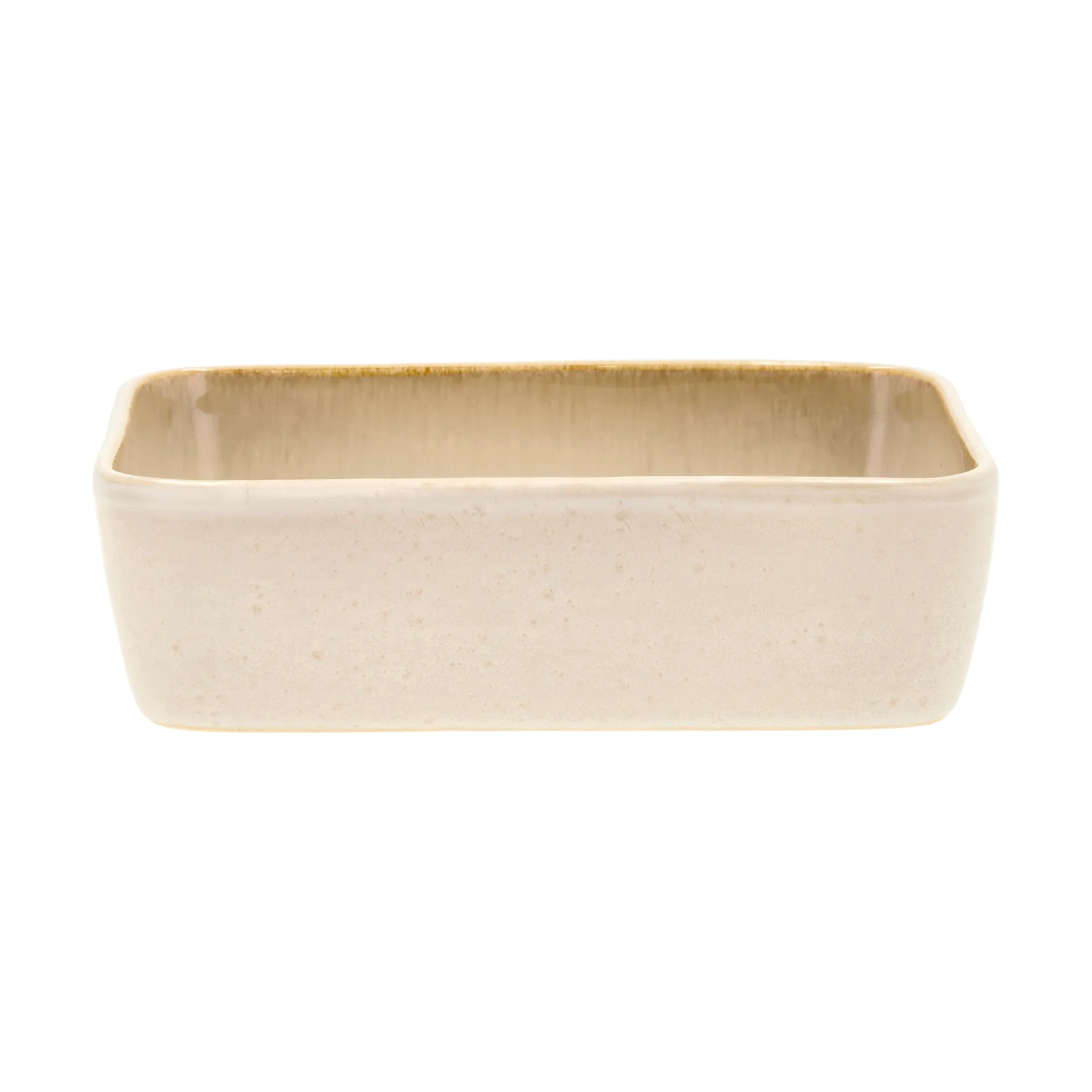 Bitz fat rektangulärt 14x19 cm, Cream white Bitz