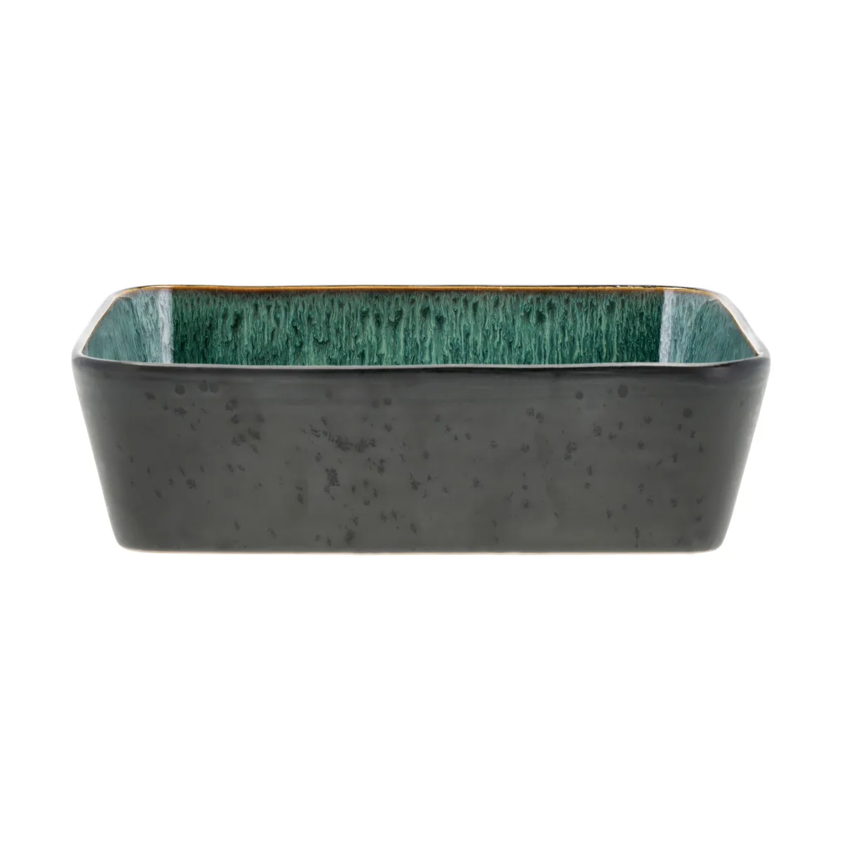 Bitz Bitz fat rektangulärt 21x28 cm Black-green